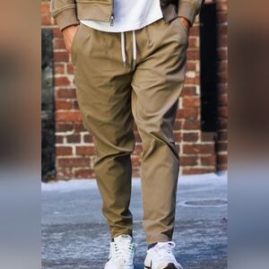 MYLES Men's Tour Joggers In Olive Khaki